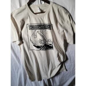 Chrimpshine   band   t shirt size  xl off white